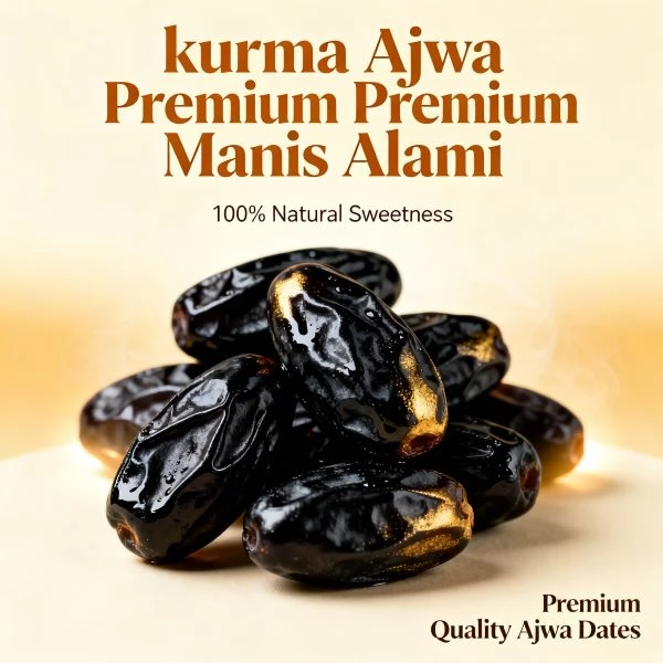 Kurma Ajwa Premium Manis Alami